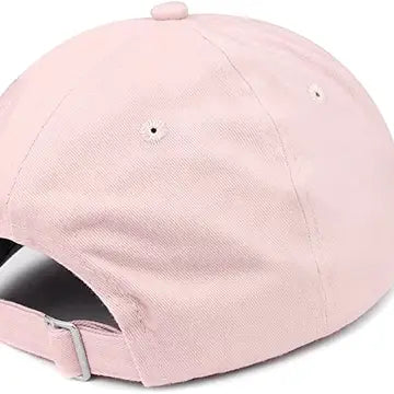 Unisex Puerto Rican Cap in soft pink with adjustable strap for a comfortable fit